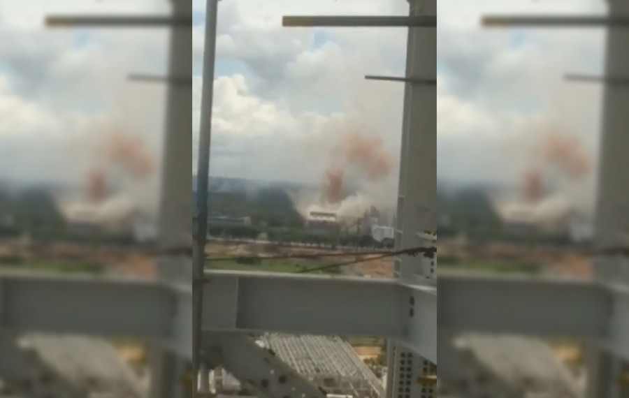 BREAKING NEWS: Pabrik Pupuk Kaltim Meledak