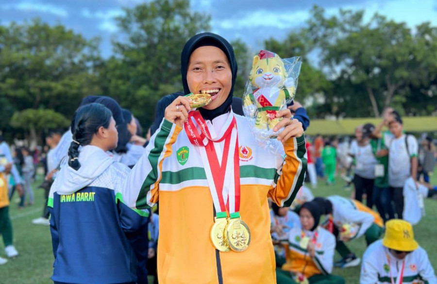 Sri Norma Yunita, atlet hoki outdoor Kaltim yang memutuskan untuk gantung raket. (Foto: Ainur/Korankaltim.com)