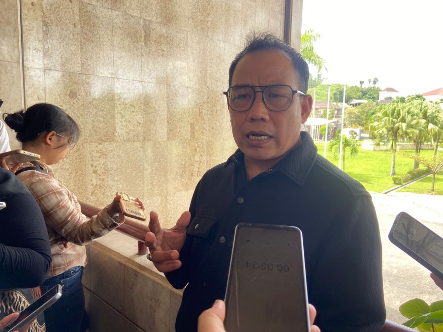 Sekretaris Fraksi Golkar DPRD Kaltim, Sarkowi V Zahry.(Ainur/Korankaltim.com)