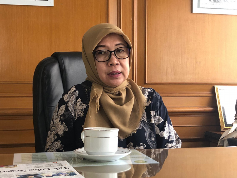 Kepala Badan Kesatuan Bangsa dan Politik (Kesbangpol) Rinda Desianti (Erlita/Korankaltim.com)