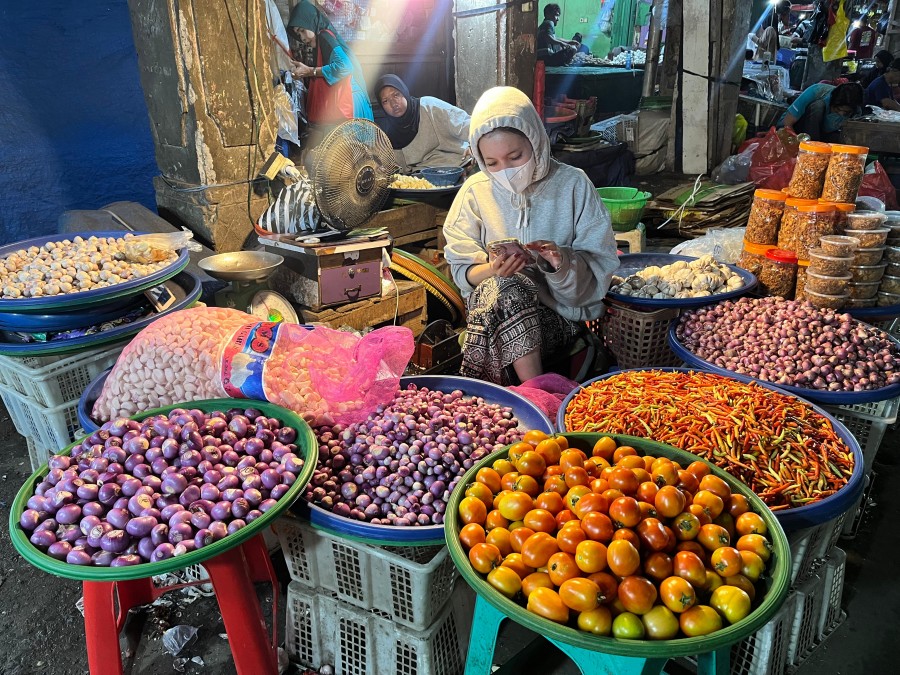 Harga Cabai di Pasar Segiri Samarinda Makin Pedas, Tembus Rp90 Ribu per Kg
