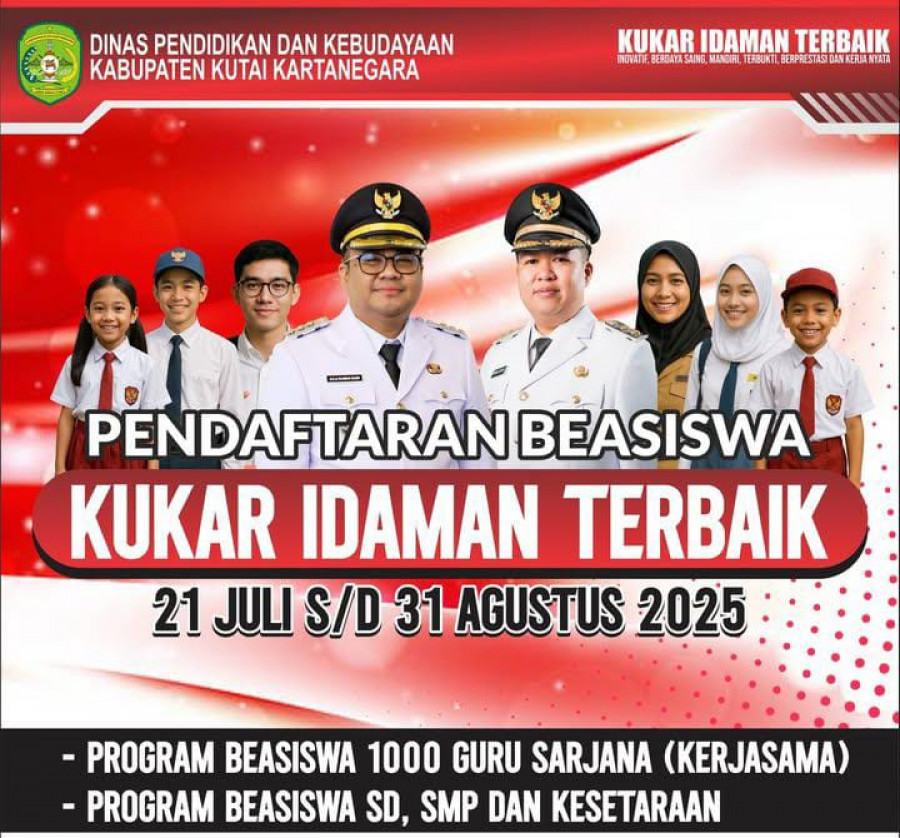 Dibuka: Beasiswa Kukar Idaman Seribu Guru (Istimewa)