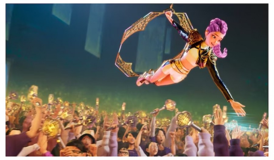 Cuplikan film pertama KPop Demon Hunters yang rilis pertengahan tahun lalu dan sudah disiapkan sekuel beberapa waktu mendatang. (Netflix)