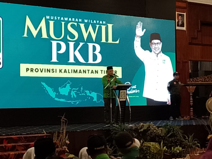 Partai Kebangkitan Bangsa (PKB) menggelar Musyawarah Wilayah (Muswil) PKB Provinsi Kalimantan Timur di Hotel Grand Senyiur Balikpapan, Senin (8/12/2025). (La Eko-Korankaltim.com)