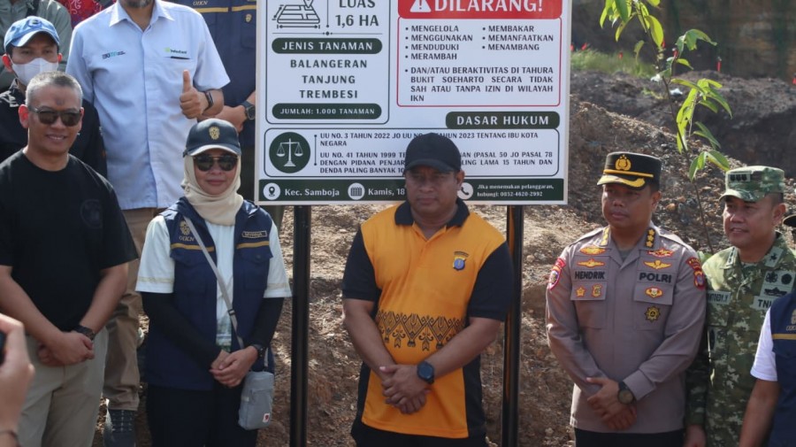 Otorita IKN Uji Coba Pemulihan Lahan Eks Tambang 1,6 Hektare di Samboja