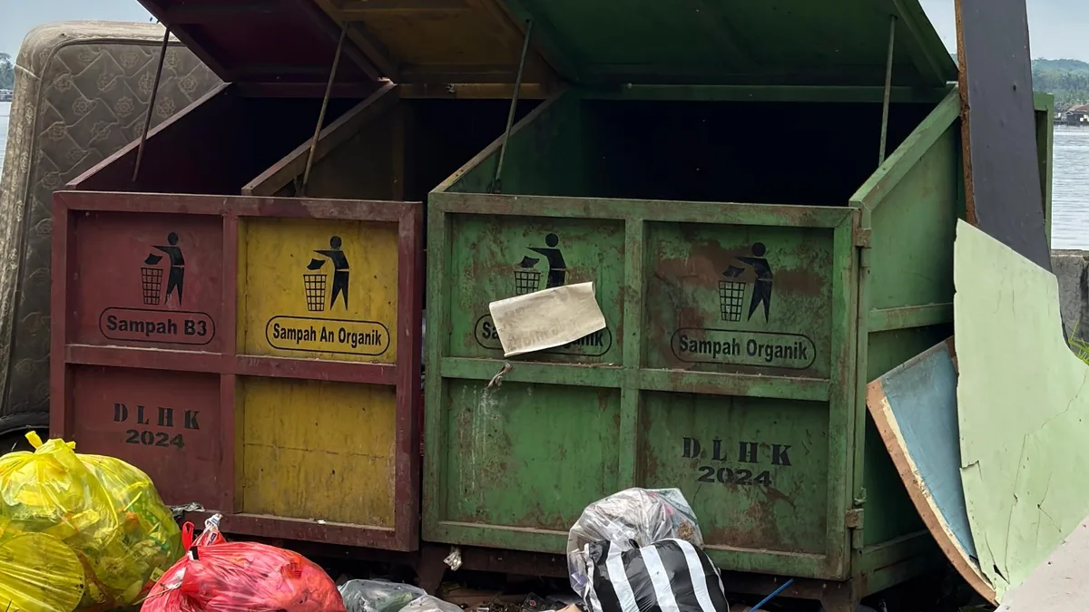 Tempat pembuangan sebagai wujud salah satu layanan persampahan oleh DLHK Kukar. (Foto: Heri/Korankaltim.com)