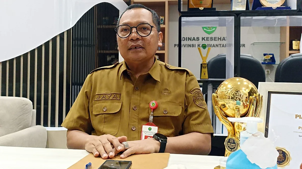 Kepala Dinkes Provinsi Kaltim, Jaya Mualimin (Surya/Korankaltim.com)