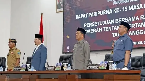 Suasana Rapat Paripurna Tentang Persetujuan Bersama Raperda Pertanggungjawaban Pelaksanaan APBD 2025. (Foto: Istimewa)