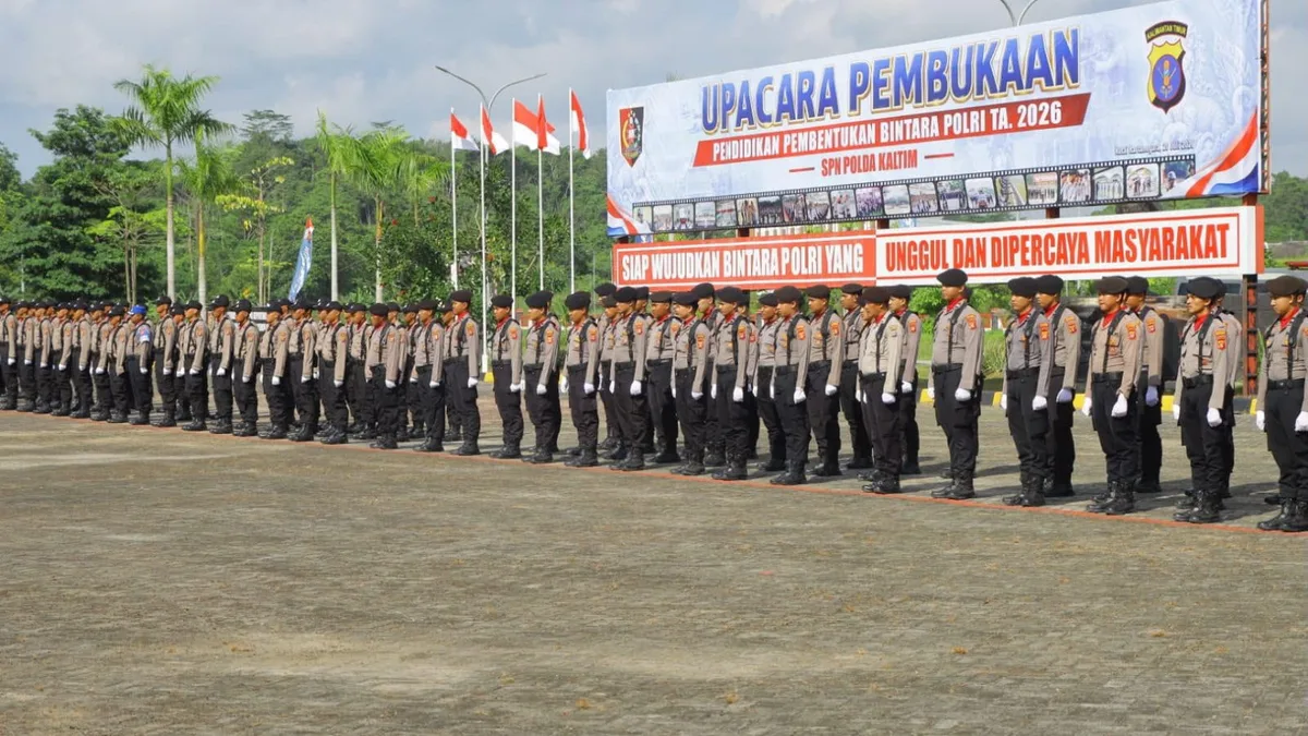 Siap Cetak Bhayangkara Pelayan Masyarakat, 66 Siswa Resmi Ikuti Pendidikan Bintara Polri SPKT 2026 di SPN Polda Kaltim