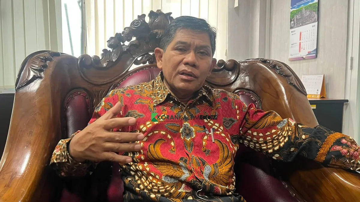 Wakil Rektor Unmul Bidang Akademik, Prof Lambang Subagiyo. (Foto: Rafik/Korankaltim.com)