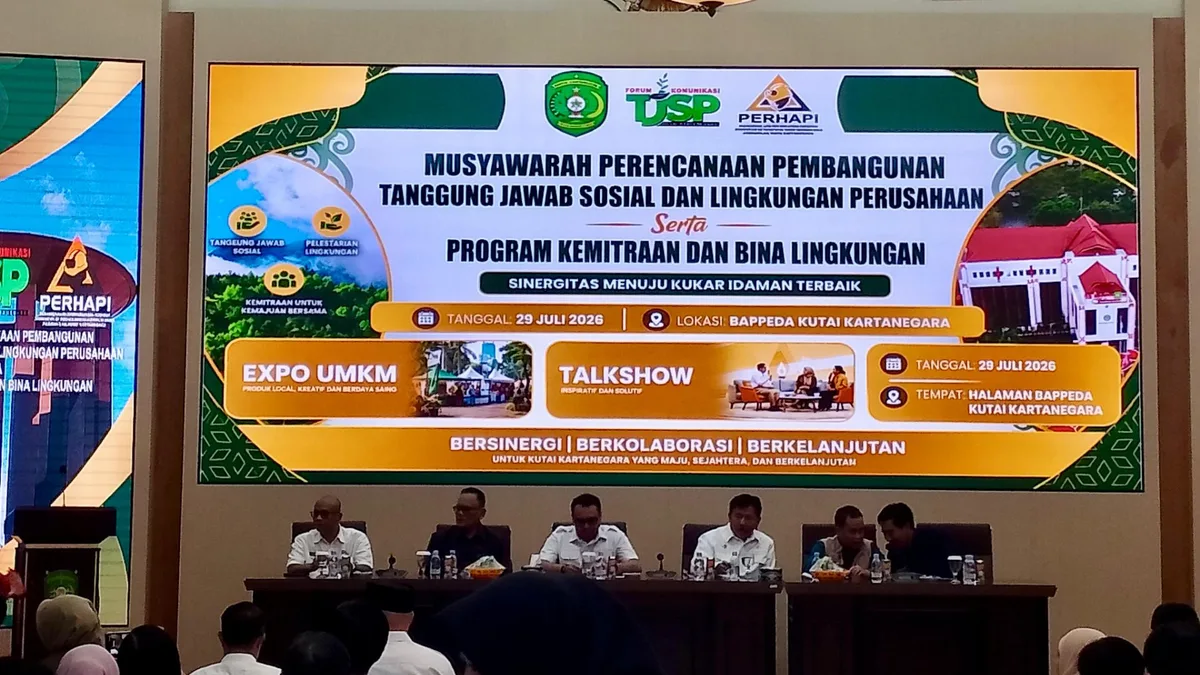 Musrenbang TJSL dan PKBL Kukar 2026 di Bappeda Kukar (heri/korankaltim.com)