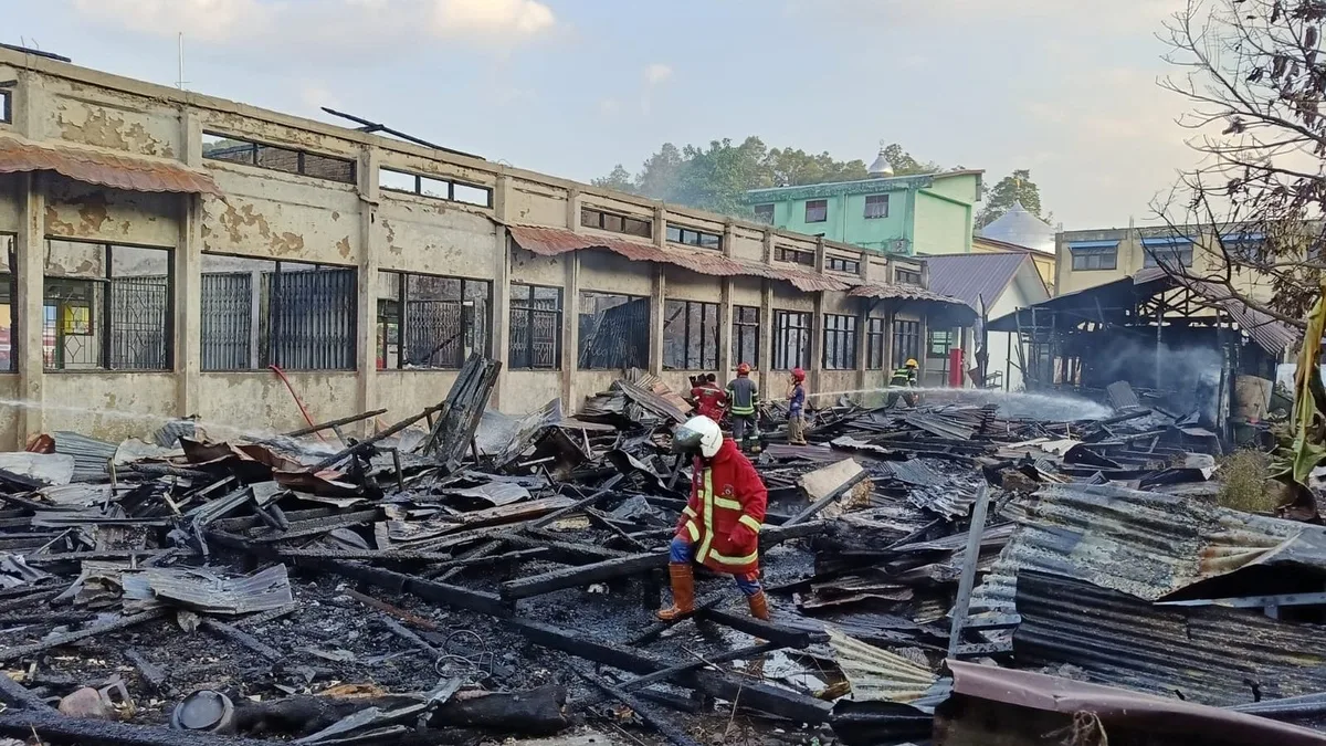 Kebakaran di SDN 002 Loa Janan, Lima Ruang Kelas Hangus