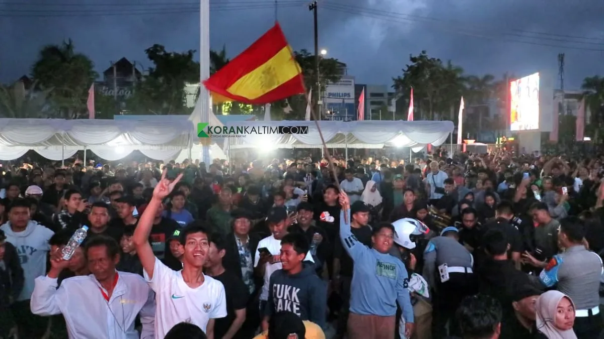 Bendera Spanyol Berkibar, Terdengar Lagu Indonesia Raya di Halaman Polresta Balikpapan