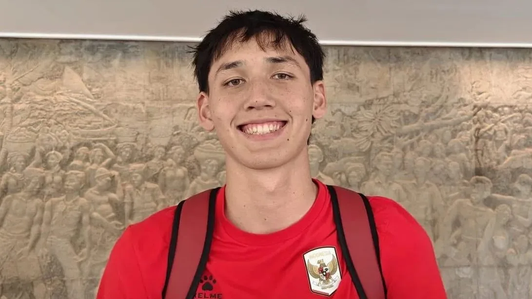 Pemain muda Timnas Indonesia, Mitchell Baker, bertekad membawa Garuda juara Piala AFF 2026. (Foto: Dok.Antaranews)