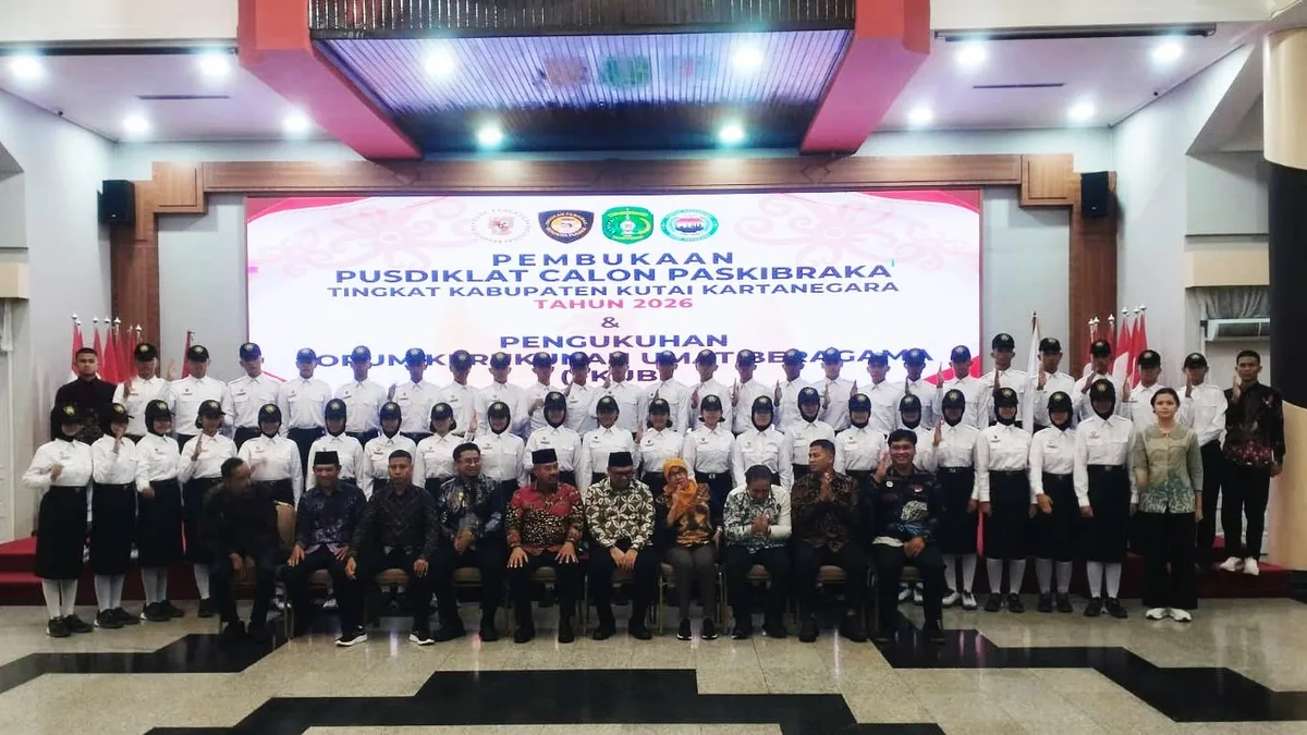 Buka Pusdiklat Paskibraka 2026, Bupati Kukar Tekankan Karakter dan Nasionalisme