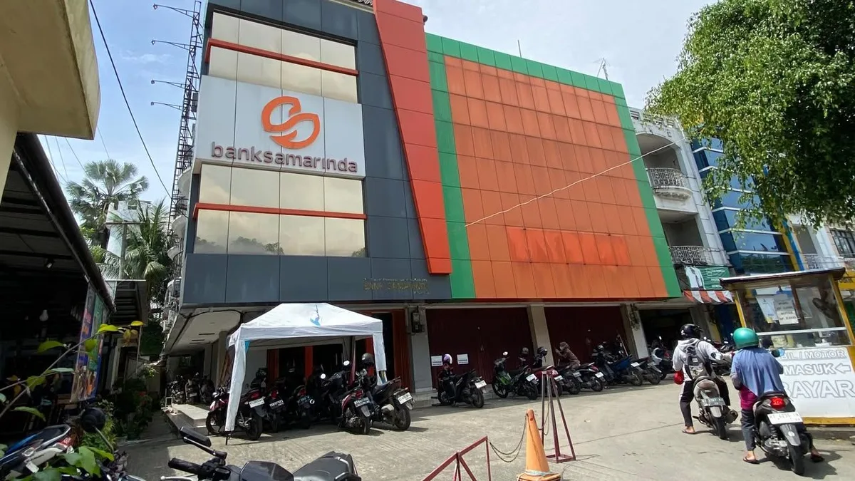 Kantor Bank Perkreditan Rakyat (BPR) Samarinda yang diusulkan menjadi mitra sistem pembayaran pelanggan jaringan gas rumah tangga (jargas) setelah layanan mulai beroperasi. (Foto: Ayu/Korankaltim.com)