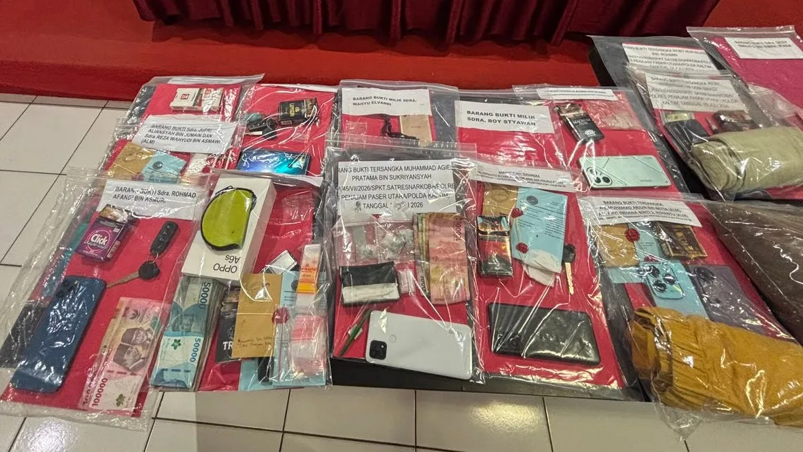 Target Terlampaui, Polres PPU Ungkap 19 Kasus Narkoba dan Amankan 23 Tersangka