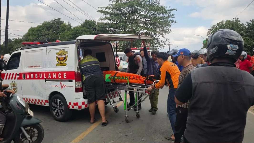Kecelakaan yang terjadi di kota Samarinda beberapa waktu terkahir yang meyebabkan korban meninggal dunia. (Foto: Adnan Abdul/Korankaltim.com)