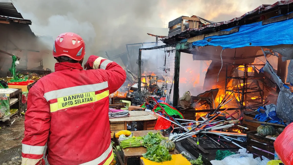 Sejak Dibangun, Pasar Sepinggan Balikpapan yang Terbakar Tak Pernah Direvitalisasi