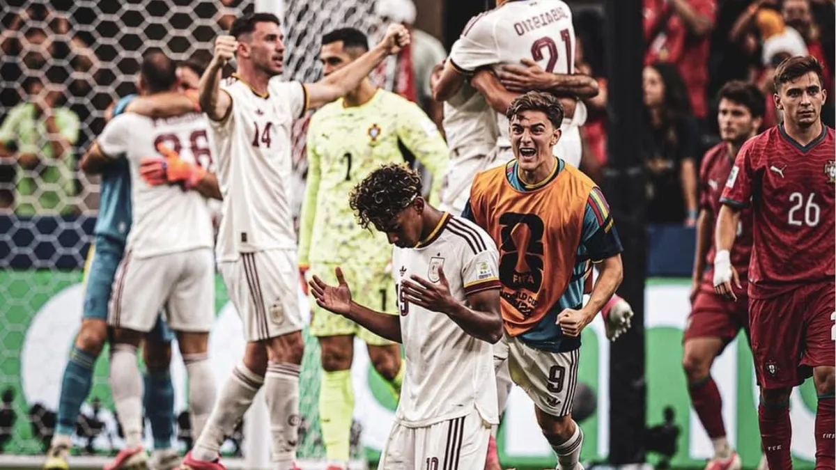 Bintang muda Timnas Spanyol, Lamine Yamal usai mengalahkan Portugal pada Selasa (7/7/2026). (Foto: Dok.Instagram/Lamine Yamal)