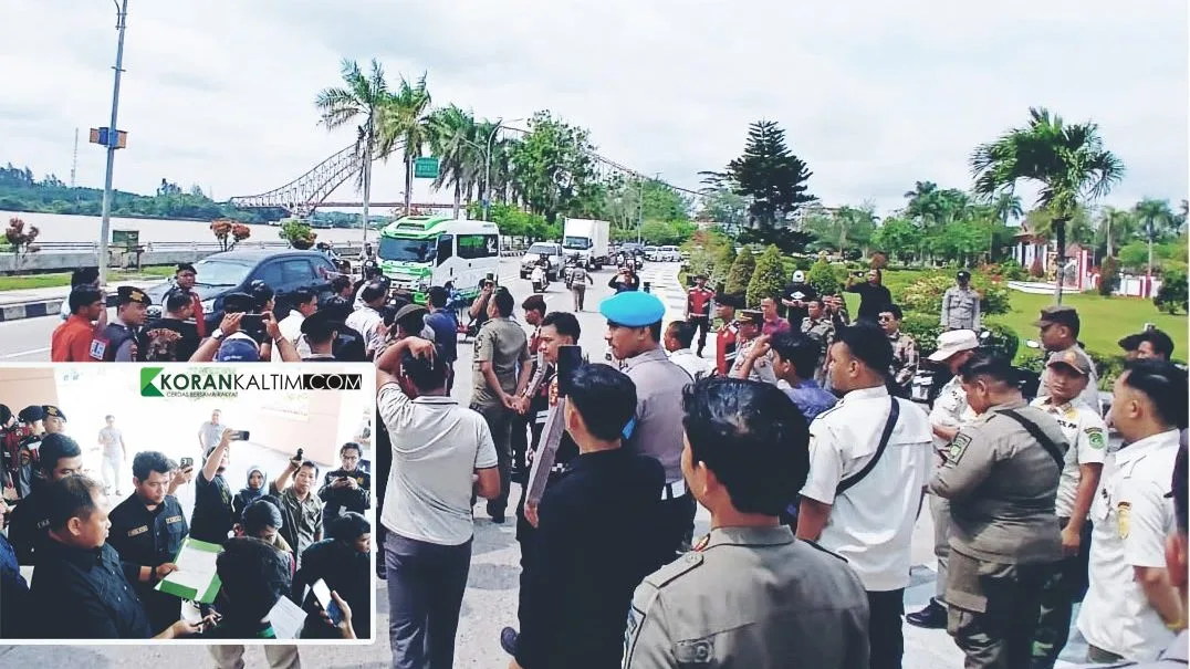 Gelar Aksi di Tenggarong, HMI Kukar Desak Evaluasi Program Kukar Idaman Terbaik dan APBD 2026