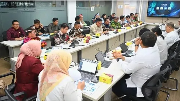 Suasana pertemuan di Kantor Kementerian PU RI. (istimewa)