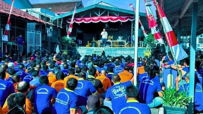 WBP Tanah Grogot, bersiap mendapat remisi jelang Hari Kemerdekaan RI tahun ini. (dokrutantnhgrogot)