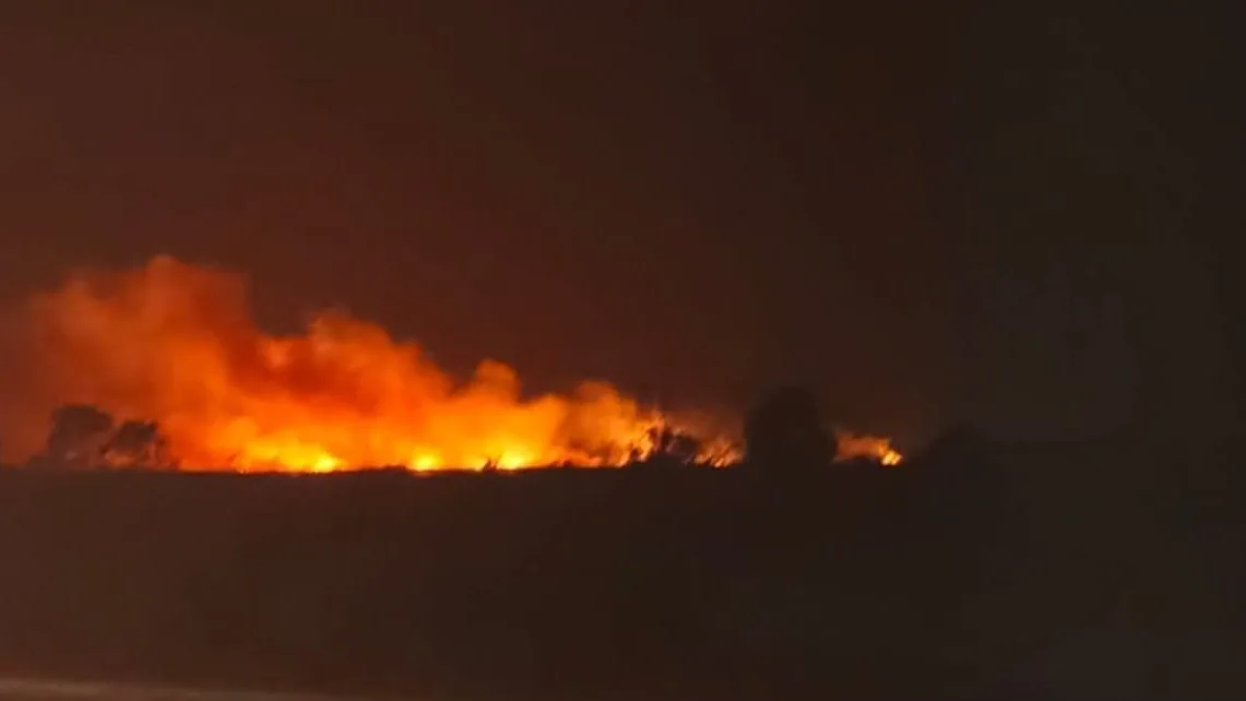 Kebakaran Hutan dan Lahan (Karhutla) di Kecamatan Kenohan, Kukar. (Dok