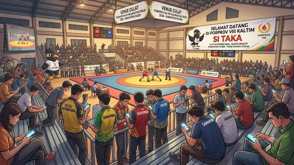 DKISP Paser Bakal Perkuat Jaringan Internet di Semua Venue Saat Porprov VIII/2026 Berlangsung