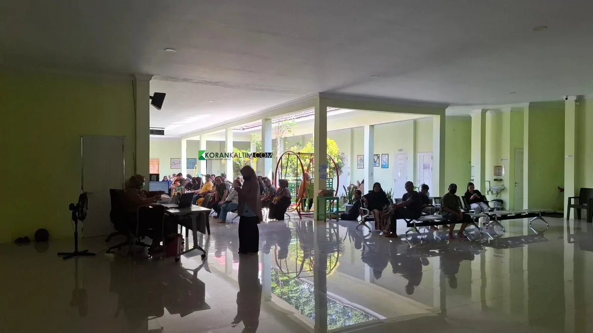 Situasi Puskesmas Sebulu I, Kecamatan Sebulu. (Foto: Muhammad Anshori/KoranKaltim.com)