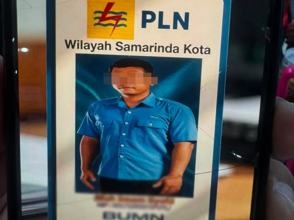 Id Card yang gunakan Pelaku saat melakukan aksi nya dengan modus pasang listrik baru. (Foto: Dok.Info Taruna Samarinda)