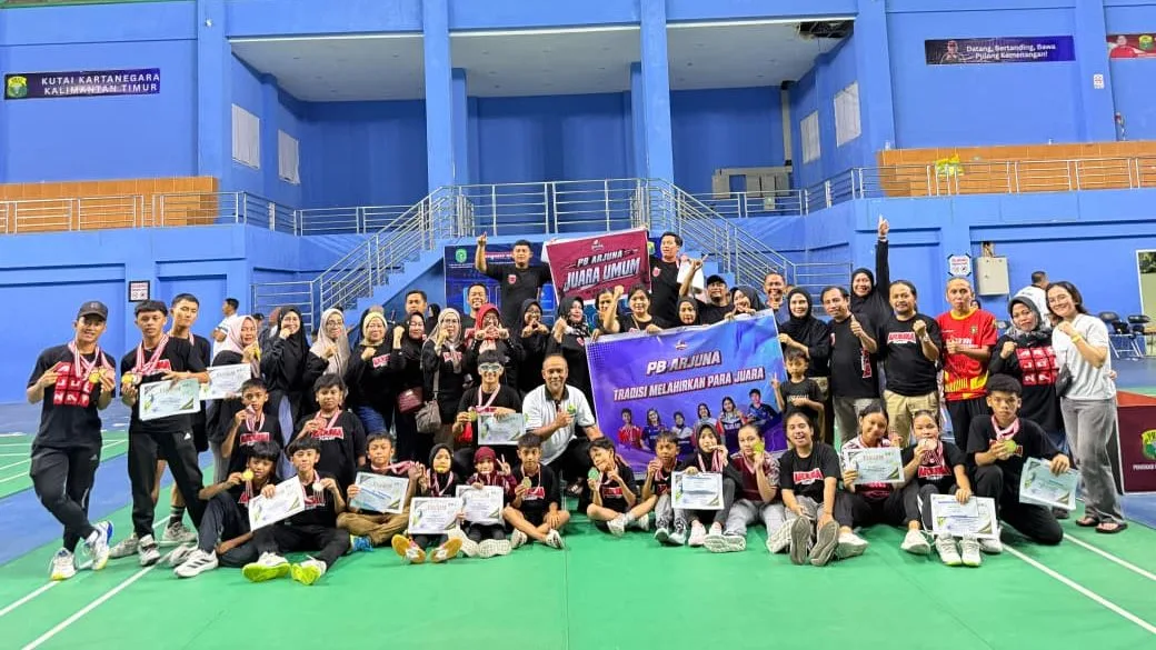 PB Arjuna Pertahankan Tradisi Juara Umum Kejurkab PBSI Kukar