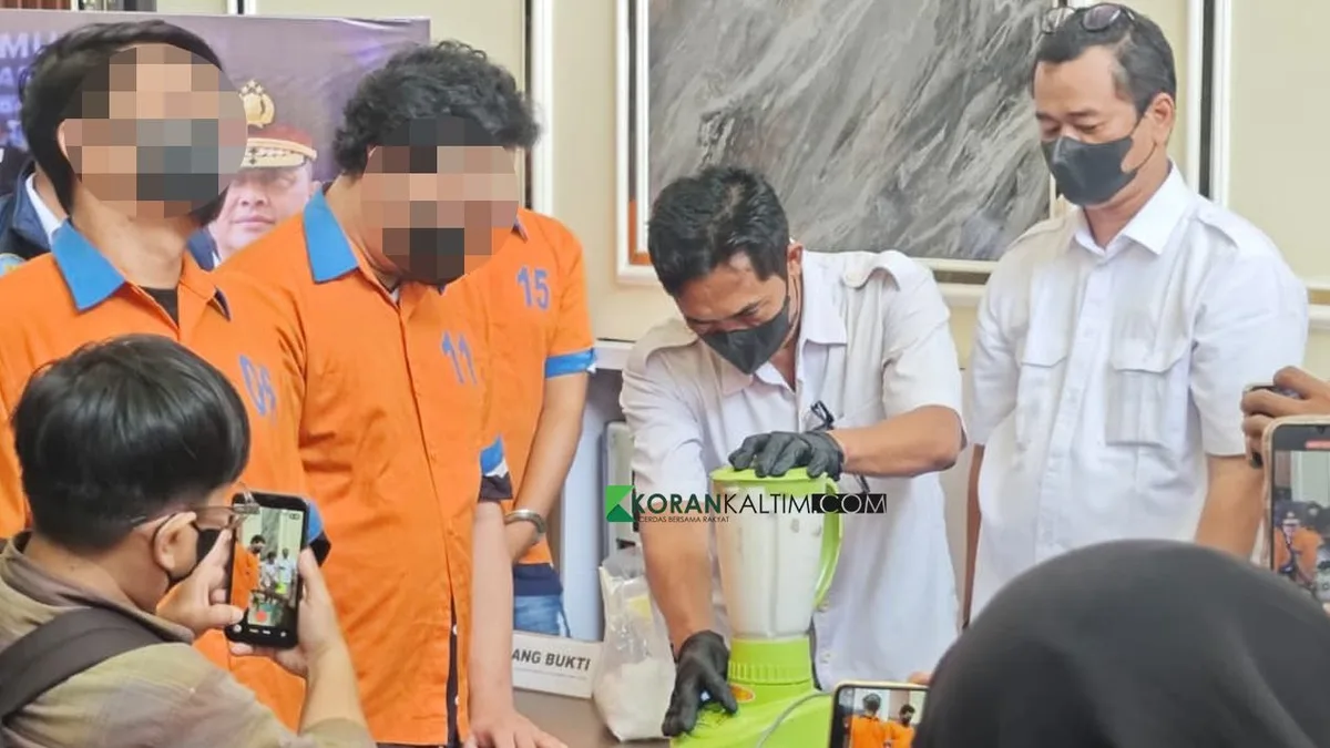 BNNP Kaltim Bongkar Dua Kasus Narkoba Lintas Daerah, Sabu 1 Kg Lebih Disita
