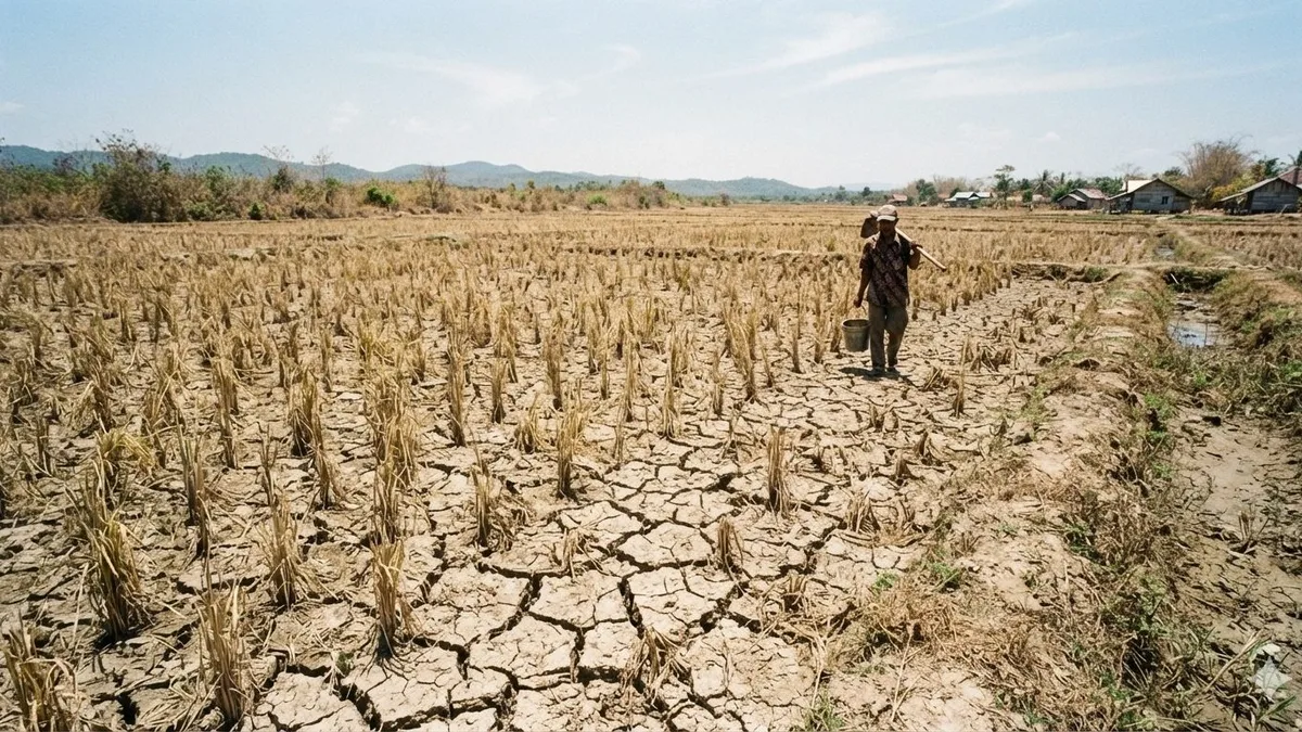 Distan PPU Sebut 200 Hektare Sawah Terancam Kekeringan, Hujan jadi Andalan untuk Cegah Terjadinya Puso