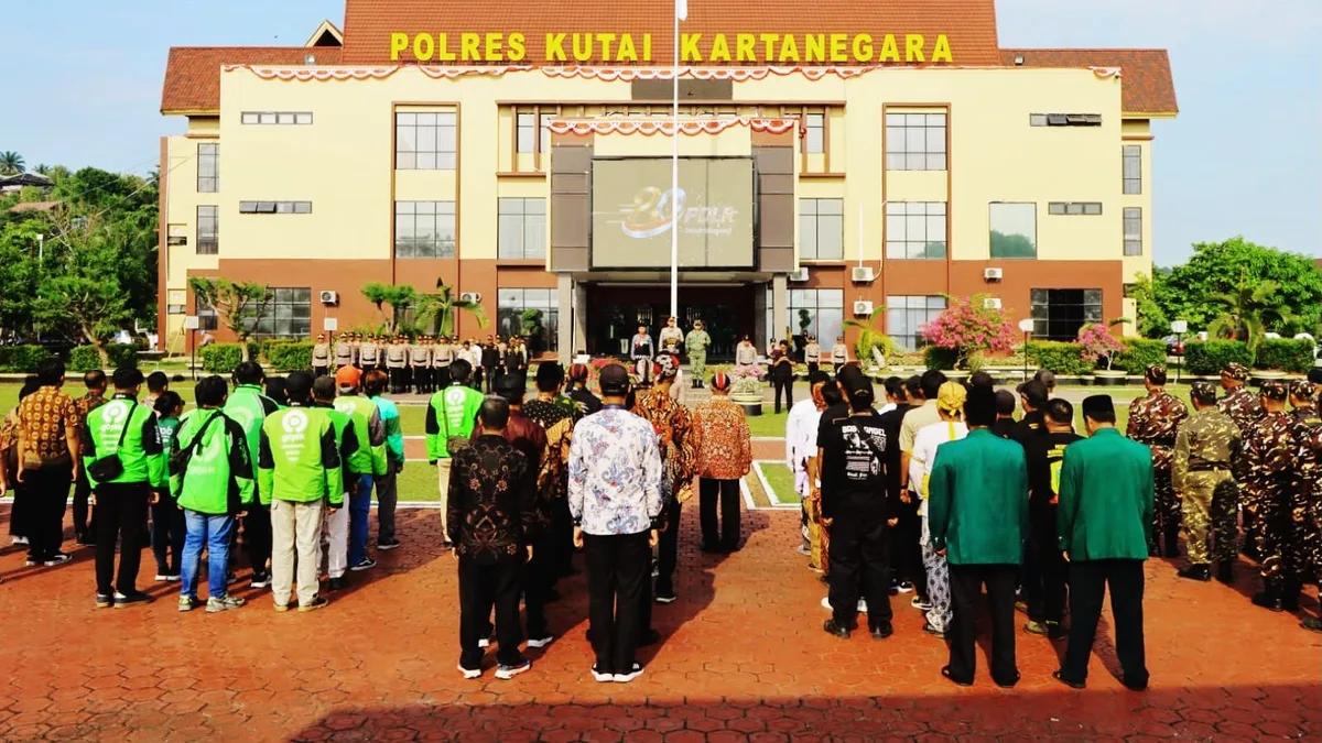 Apel Sabuk Kamtibmas Kukar Satukan Elemen Masyarakat Jaga Kerukunan di Era Digital