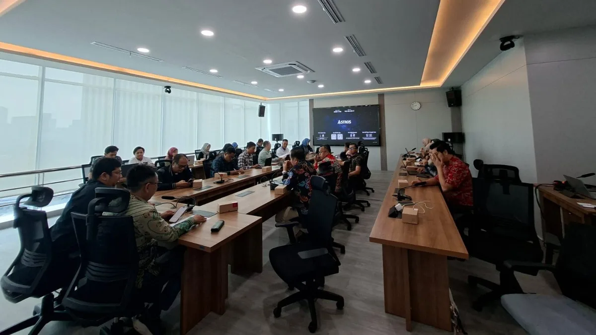 Suasana pertemuan di Kantor Kementerian Koperasi RI. (Foto: Istimewa)