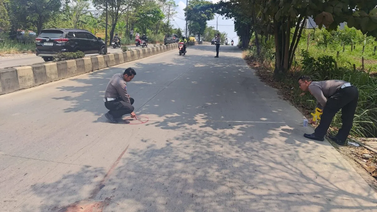 Motor Oleng dan Terjatuh Saat Jalan Menurun, Pengendara Vespa Meninggal Dunia di Jalan Rapak Indah Samarinda