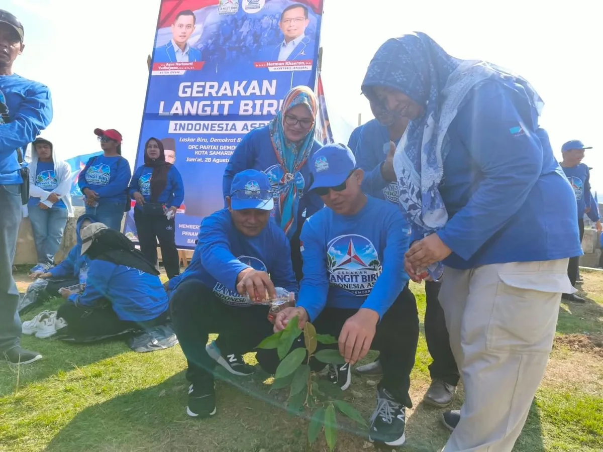 Demokrat Samarinda Gerakkan Aksi Langit Biru, Dorong Warga Peduli Lingkungan