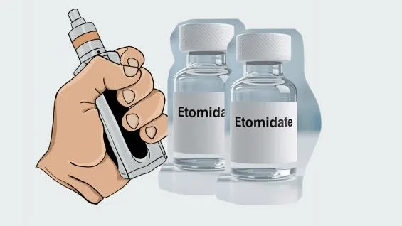 Ilustrasi Vape Etomidate. (Foto: Dok.Korankaltim.com)