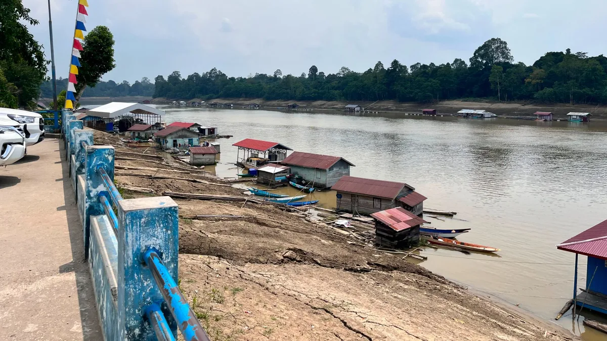 Sungai Mahakam Surut, Perjalanan dari Kubar ke Mahulu Andalkan Speed Boat dan Jalur Darat