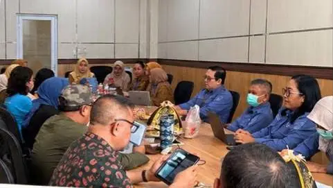 Kunjungan kerja tim Kemenkes dan perwakilan UNICEF di Kota Samarinda. (Dok.Dinkes Samarinda)