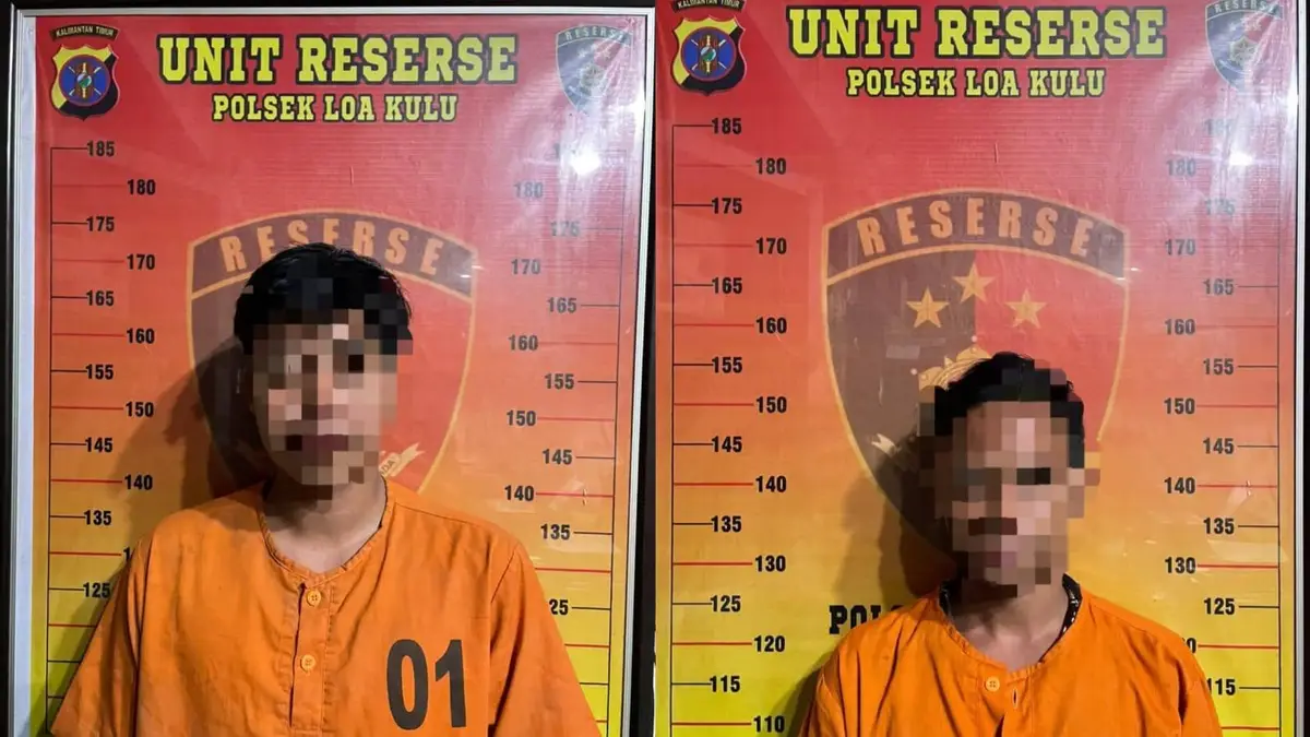 Simpan Sabu di Jok Motor dan Dompet, Dua Pemuda di Loa Kulu Ditangkap