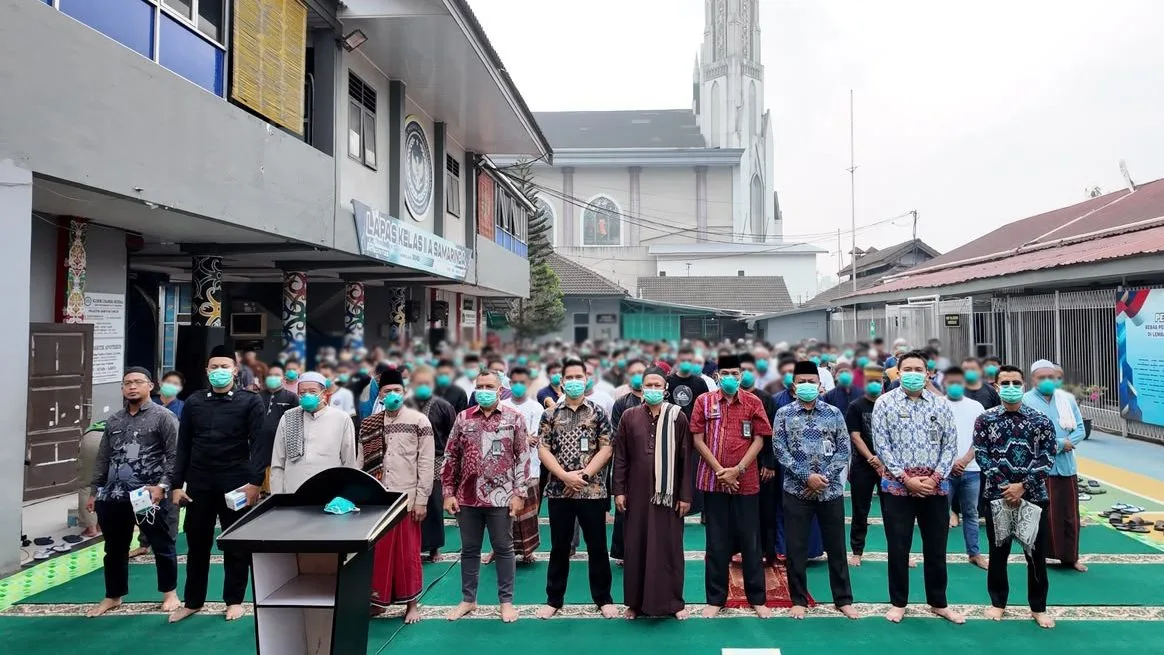 Kemarau Panjang, Lapas Samarinda Gelar Salat Istisqa Bersama WBP