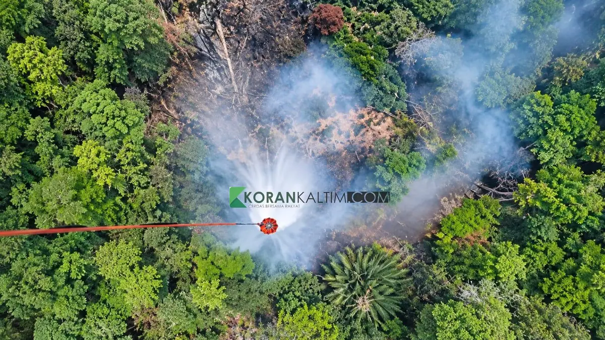 Helikopter Water Bombing Sudah Tiba di Bandara APT Pranoto, BNPB Siap Padamkan Karhutla di Samarinda