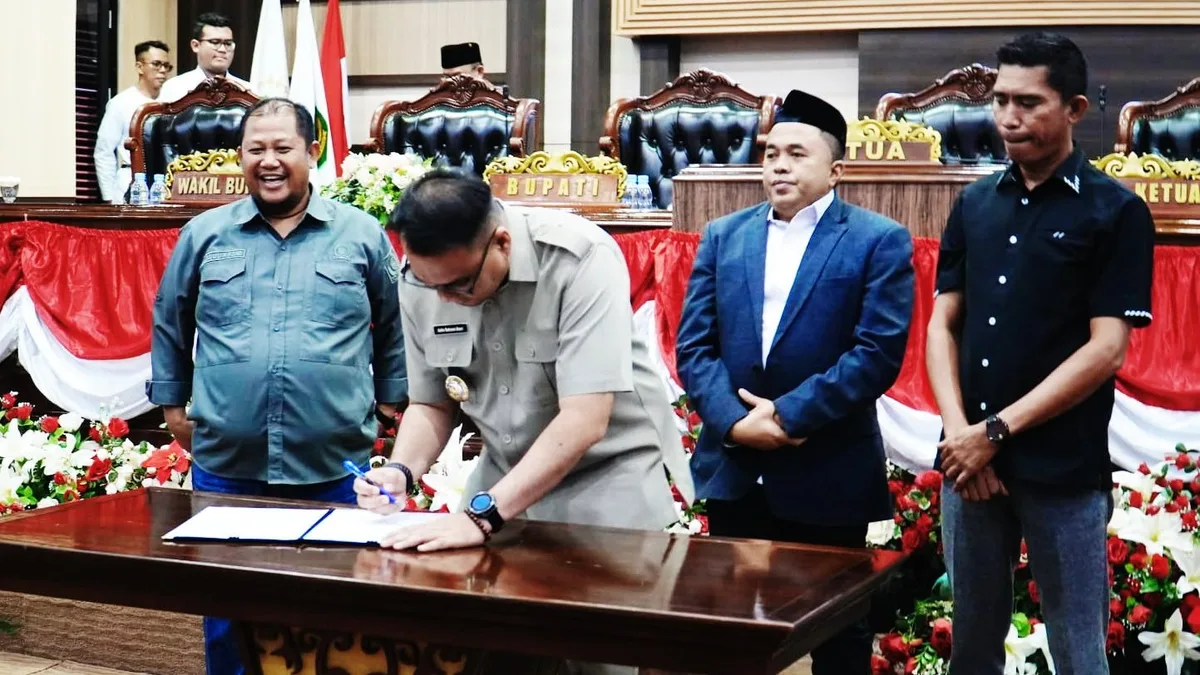 Kesepakatan DPRD Kukar dan Pemkab Kukar KUA PPAS 2026. (Foto: Heri/Korankaltim.com)
