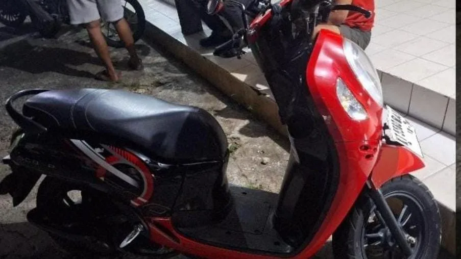 Satu unit sepeda motor diamankan oleh pihak Polsek Samarinda Kota. (Foto: Dok.Polsek Samarinda Kota)