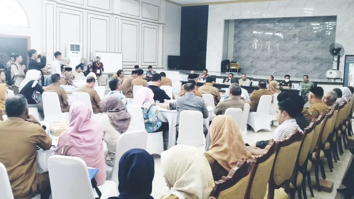 Rapat koordinasi persiapan Erau di Gedung Eks Wanita (Heri/Korankaltim.com)